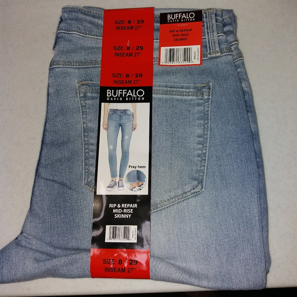 Buffalo ladies Jess rip&repair jeans - Picture 5 of 8
